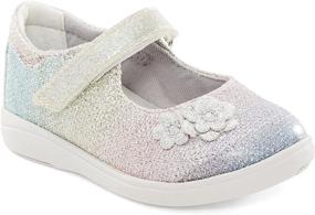 img 4 attached to Stride Rite Girls Patent Toddler Girls' Shoes for Flats
