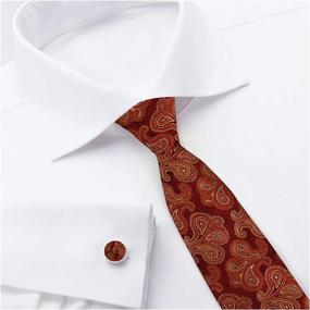 img 1 attached to 🎁 A1130 Patterned Presents - Economics Cufflinks for Boys' Necktie Accessories