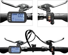 img 3 attached to 🚲 Alomejor E-Bike Conversion Kit with LCD Panel - 36V/48V 250W/350W Brushless Motor Controller for Electric Bikes