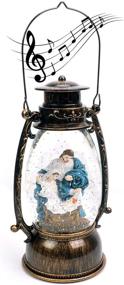 img 4 attached to 🎄 Evelyne GMT-10316-M Jesus Christ Nativity Christmas Snow Globes Musical - Perfect Christmas Home Decorations with LED Lighted Swirling Glitter Water Lantern