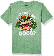 nintendo little mario vibes heather boys' clothing for tops, tees & shirts logo