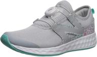 👟 unleash your potential with new balance running aluminum tidepool girls' athletic shoes logo