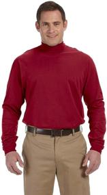 img 1 attached to 👕 Devon Jones Supple Cotton Turtleneck Men's Apparel for T-Shirts & Tanks