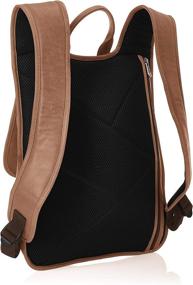 img 3 attached to Piel Leather Laptop Backpack Charcoal Backpacks