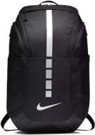 nike hoops elite pro basketball backpack black silver da1922 011: ultimate gear for ballers logo