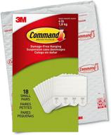 🖼️ command picture hanging strips: 18 pairs (36 strips) for damage-free decoration – easy open packaging logo