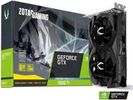 💻zotac gaming geforce gtx 1660 ti 6gb gddr6 192-битная графическая карта с суперкомпактным дизайном - высокая игровая производительность с моделью zt-t16610f-10l логотип