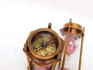 solid brass decorative timer glass logo