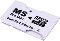 📲 ucec dual slot micro sd/sdhc to memory stick pro duo adapter for psp sony: unlock expanded storage on your psp with this efficient adapter! logo