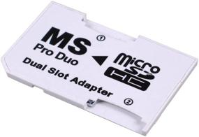 img 4 attached to 📲 UCEC Адаптер Dual Slot Micro SD/SDHC к Memory Stick Pro Duo для PSP Sony: Разблокируйте расширенное хранилище на своей PSP с помощью этого эффективного адаптера!