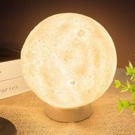 🌙 moon lights with led night light function, touch & remote control, usb charging stand for bedrooms - perfect holiday gifts логотип