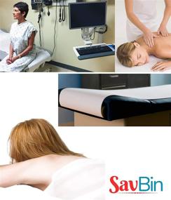 img 1 attached to 🛏️ SavBin Disposable 24"x70" Non-Woven Perforated Extra-Thick Bed & Table Roll - (1-Roll/350-Feet Long/50 Sheets per Roll) Ideal for Massage, Hospital, Chiropractor, Waxing, Tattoo Tables and Beds