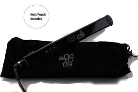 img 2 attached to La Garotta Professional 2 in 1 Hair Straightener and Curling Iron - Touch Screen, Titanium Plates, 1.5 Inch, Digital LCD Display - Instant Heat up to 450 Degrees - Flat Iron with Thermal Pouch