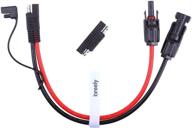 🔌 igreely solar panel adapter kit: 2ft/60cm sae cable connector for rv solar panel battery charger - 10awg logo