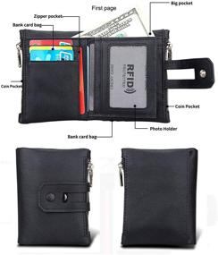 img 2 attached to RFID Blocking Card Wallet Men&#39