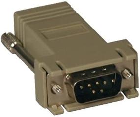 img 2 attached to 🔌 Cisco RJ45 F to DB9 M Modular Serial Adapter by Tripp Lite - Straight (B090-A9M)