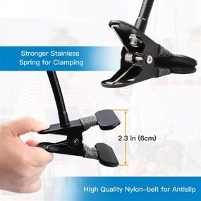 img 1 attached to 📸 Pipishell 25 Inch Webcam Stand - Premium Flexible Clamp Gooseneck Stand for Logitech Webcams C930e/C930/C920/C922x/C922, Brio 4K, C925e, C615 - Sturdy Desk Mount for Enhanced Video Calls and Streaming - PIWS01