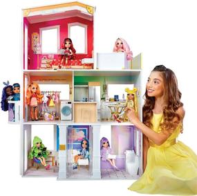 img 4 attached to 🌈 Furnished Accessories Rainbow High Playset