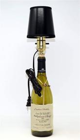 img 1 attached to 🍷 Pre-Wired Wine Bottle Lamp Kit: Easy-to-Use & Stylish Silver Cord and Socket Included