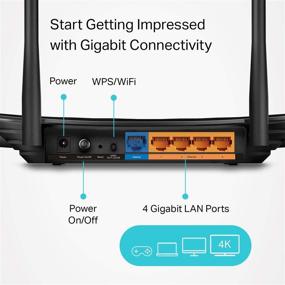 img 3 attached to 🔥 Обновленный маршрутизатор TP-Link AC1200 Archer A6 Smart Dual-Band MU-MIMO Wireless Wi-Fi - идеальное соединение по непобедимой цене!