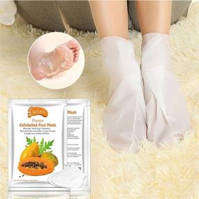 img 1 attached to Exfoliating Peeling Calluses Extract Booties Foot, Hand & Nail Care