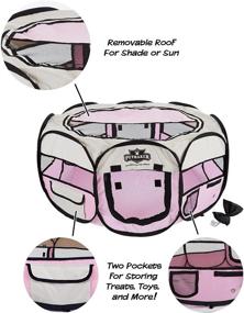 img 1 attached to 🐾 Portable Pop Up Pet Playpen Collection by PETMAKER