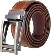 👔 sportoli men's genuine leather automatic ratchet belt accessory for a stylish look logo