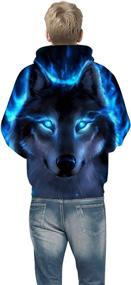 img 1 attached to 🆕 Unique and Trendy GLUDEAR Novelty Hoodies Sweatshirts for Boys' Fashion - Shop now at Fashion Hoodies & Sweatshirts!