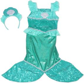 img 3 attached to Melissa & Doug Mermaid Role Costume