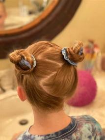 img 1 attached to Adorable Pack of 30 Rabbit Ear Hair Scrunchies for Toddler Girls: Cute and Functional Hair Accessories for Baby Ponytails!