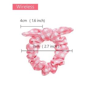 img 2 attached to Adorable Pack of 30 Rabbit Ear Hair Scrunchies for Toddler Girls: Cute and Functional Hair Accessories for Baby Ponytails!