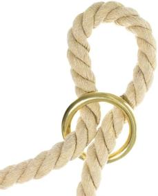 img 1 attached to 🔗 Craft County Brass O-Rings (1 1/2 Inch, 2 Pack) - Durable and Versatile Rings for Various Crafting Projects