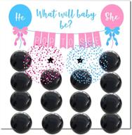 rool - gender reveal game pack: dart board, balloons, confetti, decorations logo