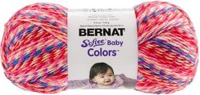 img 4 attached to 🌈 Bernat Softee Baby Colors Yarn in Pink Rainbow - 4.25 oz, 1 Ball