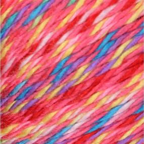 img 3 attached to 🌈 Bernat Softee Baby Colors Yarn in Pink Rainbow - 4.25 oz, 1 Ball