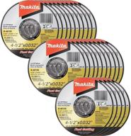 🔪 makita b-46159-25 4.5-inch x .032-inch x 7/8-inch ultra thin cut-off wheel (25 pack), stainless steel logo