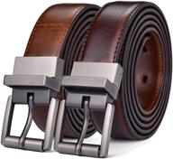 premium reversible leather rotated men's accessories: beltox casual belts in focus logo