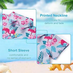 img 1 attached to 🌺 Enlifety Hawaiian Vacation Clothing: Festive Christmas Girls' Tops, Tees & Blouses