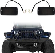 🚘 enhance your jeep wrangler tj with u-box white drl turn signals w/ amber leds for 1997-2006 model logo