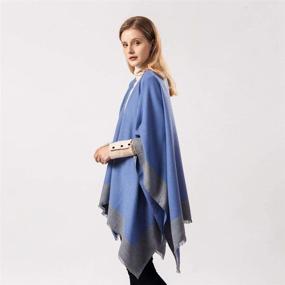 img 1 attached to Vintage Fringe Tassel Fashion Poncho Women's Accessories