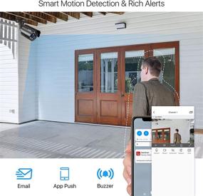 img 2 attached to ZOSI 1080P Security Camera System - 1TB Hard Drive - H.265+ DVR Recorder - 8CH 5MP Lite HD-TVI Video - 4X HD 1920TVL 1080P CCTV Cameras - Indoor Outdoor Weatherproof - Motion Alert - Remote Access