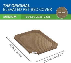 img 2 attached to Coolaroo Medium Nutmeg Replacement Cover for The Original Elevated Pet Bed