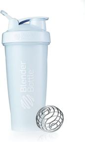 img 4 attached to 🍹 Blend in Style with the BlenderBottle Classic Loop Top Shaker Bottle, 28-Ounce, Frosted White