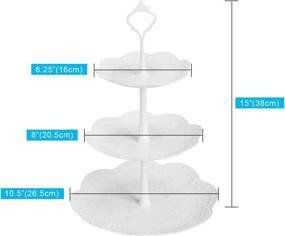 img 2 attached to 🧁 Coitak Dessert Cupcake Serving Tray - Plastic