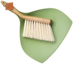 img 3 attached to 🧹 Town Your Little Helper Mini Bamboo Broom & Dustpan Set - Eco-Friendly Angled Brush with Sleek Matte Design, Ideal for Countertop, Table & Desk, Car & Camp Sweeping