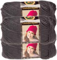 🦁 lion brand yarn (3 pack) landscapes yarn - acrylic, soft, medium #4 yarn for knitting and crocheting logo