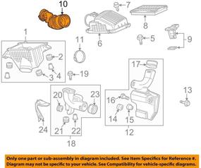 img 1 attached to Оригинальная воздушная трубка Honda 17228-RGL-A11