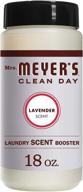 🌸 mrs. meyer's clean day lavender laundry scent booster - enhance your cleaning routine with liquid laundry detergent or detergent pods, cruelty-free formula, 18 oz logo