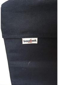 img 1 attached to 🪑 Original BackJack BJI Lightweight Floor Seating Chair - Made in The USA with Black Cotton Fabric - Ideal for Gaming, Family Time, Parenting, Daycare, Back Support, Reading, Yoga, Meditation, Dorms, and Schools