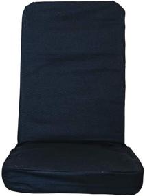 img 2 attached to 🪑 Original BackJack BJI Lightweight Floor Seating Chair - Made in The USA with Black Cotton Fabric - Ideal for Gaming, Family Time, Parenting, Daycare, Back Support, Reading, Yoga, Meditation, Dorms, and Schools